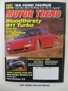 Motor Trend Magazin Juni 1995 Ford Taurus/Dodge Stratus V-6 - Bild 1 von 3