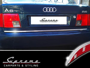 Per Audi A6 C4 4B Berlina - 3M Cromo Modanatura Barra Posteriore Paraspigoli - Bild 1 von 5