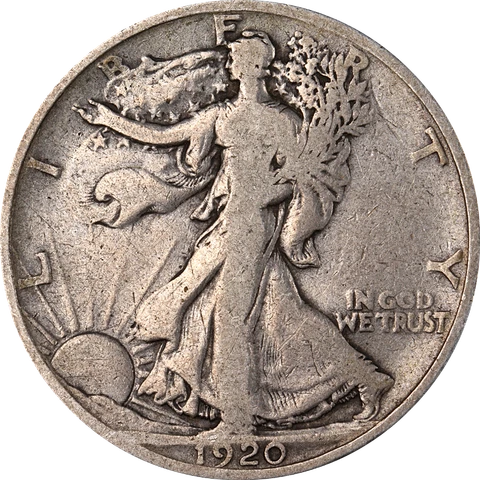 1920-P Walking Liberty Half Dollar Nice Circ - Great Set Builder - STOCK Cover