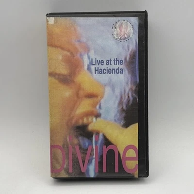 Divine Live at the Hacienda 1983 Manchester VHS Wide Angle Collection #713 RARE - Image 1 of 4