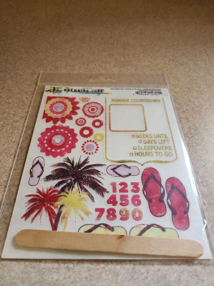 Pegatinas para frotar My Mind's Eye ~ verano ~ Foto 1 de 1