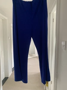 Joanna Hope Women's Ultra-Violet Palazzo pants size 24 Trousers - Picture 1 of 5