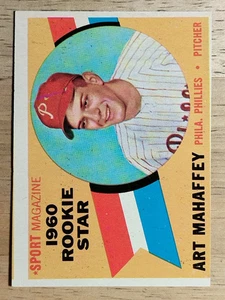 1960 Topps #138 Art Mahaffey RS RC (VGEX) - Bild 1 von 2