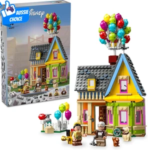 Disney Pixar Up House Building Toy Kids Set with Balloons Carl Russell Dug - Picture 1 of 11