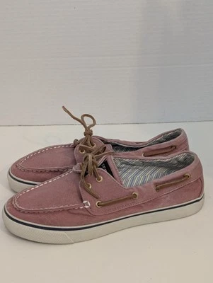 Top SPERRY Sider para mujer 9447855 lona rosa talla 7,5 M Foto 1 de 4