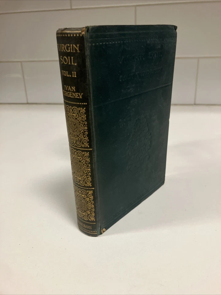 Ivan Turgenev VIRGIN SOIL 1916 Heinemann UK HC BOOK RARE RUSSIAN NOVEL - Image 1 of 2