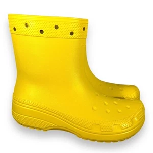 Neu ohne Etikett Crocs Unisex klassische Regenstiefel sonnenblumengelb Größe Herren 8 Damen 10 " - Bild 1 von 6