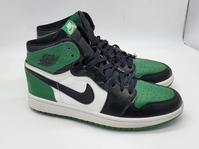 Jordan 1 Retro Alto OG Verde Pino 2018 Hombres 9.5 RARO DESGASTE LIGERO Foto 1 de 4
