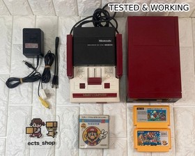 [Mario 2 IN BOX] Famicom Disk system Console Super Nintendo New belt Japan boxed