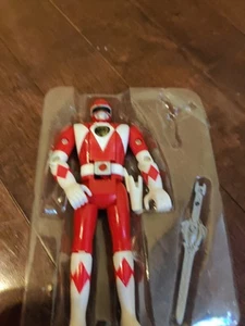 Vintage 1993 Bandai Mighty Morphin Power Rangers Red Jason 5" Flip Head Figur - Bild 1 von 2