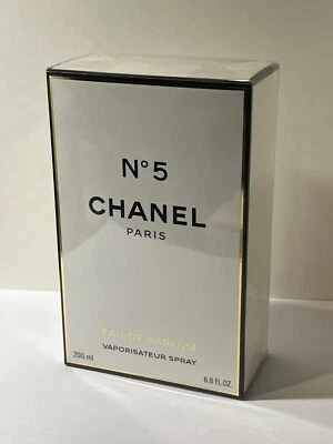 CHANEL No 5 парфюмированная вода спрей 6,8 унций / 200 мл новый в коробке упаковке - Изображение 1 из 3