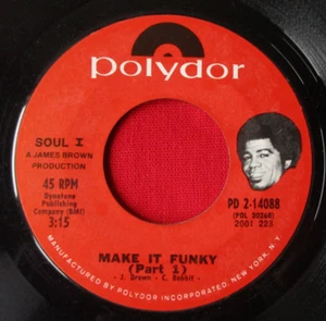 JAMES BROWN Make It Funky 45 rpm (1971) Polydor PD 2-14088 SOUL FUNK VG++ - Picture 1 of 2