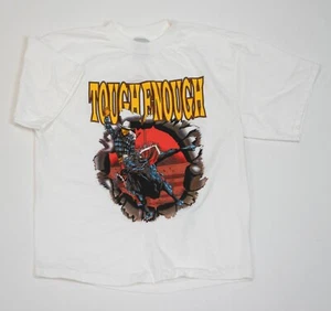 T-shirt rodeo vintage anni 90 taglia grande bianca tultex wrangler cowboy western - Foto 1 di 14
