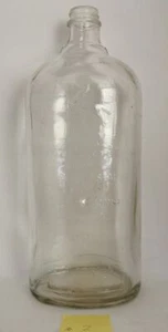 Vintage Laurel Glass Kerosene Bottle 1 Imperial Quart Pegasus Logo Embossed - Picture 1 of 2