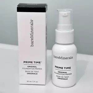 New Bare Minerals Prime Time Original Foundation Primer Full Size 1 oz/ 30 ml - Picture 1 of 3