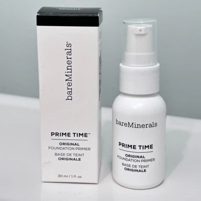 New Bare Minerals Prime Time Original Foundation Primer Full Size 1 oz/ 30 ml - Image 1 of 3
