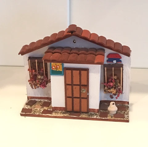 VTG SPANISH COTTAGE CASITA CERAMIC Cover