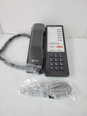 Mitel SuperSet 401+ Black 6 Button Telephone 9113-5XX-002-NA Black Refurb - Image 1 of 4