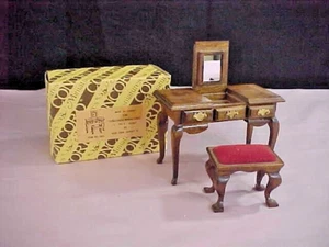 Miniature Vanity Dressing Table & Bench Concord - Picture 1 of 16