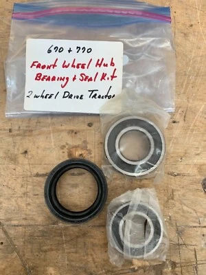 Kit de cojinete y sello de buje de rueda delantera para tractor John Deere 670/770 Foto 1 de 2