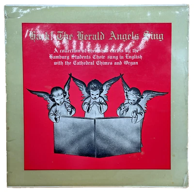 Hark the Herald Angels Sing Hamburg Student Choir Christmas LP Vintage Vinyl '59 - Image 1 of 4