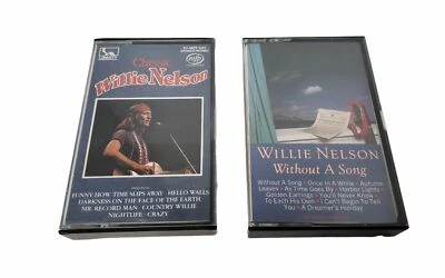 vintage 1974 emi classic willy nelson cassette with hit song "crazy" "nightlife" - Image 1 of 3