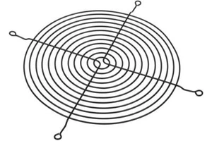 Lüftergitter für Axiallüfter für 200mm schwarz - Bild 1 von 1