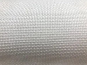 Zweigart 18 count White and Cream, pink blue and black Aida Cloth - Picture 1 of 21