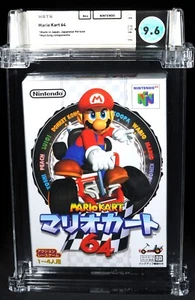 WATA 9.6 CIB Mario Kart 64 Japanese 1996 Graded N64 JPN - Picture 1 of 2