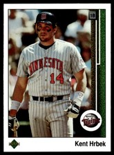 1989 Upper Deck #213 Kent Hrbek Minnesota Twins