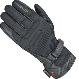Held Satu 2 Moto Motorcycle Motorbike Gore-Tex Gloves Black - Picture 1 of 2