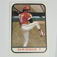 1981 Salt Lake City Gulls Minor League TCMA #11 David P. Schuler (A)