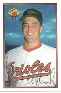 PETE HARNISCH BALTIMORE ORIOLES #4 - BOWMAN NM-MT 1989
