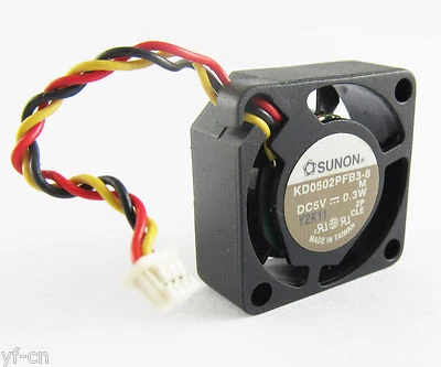 1pc SUNON KD0502PFB3-8 5V 0.3W 25x25x10mm 25mm 2510 Mini DC Cooling Fan - Image 1 of 4