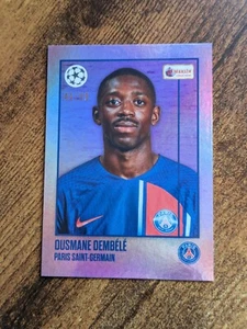 Ousmane Dembele /99 Topps Merlin Heritage 23/24 Purple Parallel PSG Paris - Picture 1 of 4