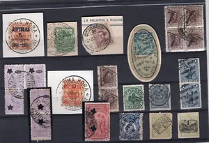 LOTE URUGUAY, 24 SELLOS, CON INTERESANTES CANCELACIONES, EN MUY BUEN ESTADO - Imagen 1 de 1