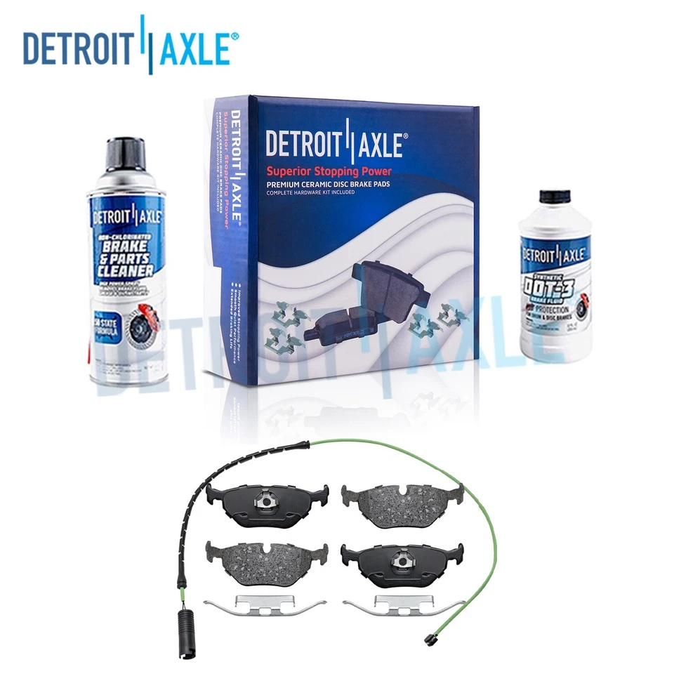 Herrajes de pastillas de freno de cerámica traseras para BMW 318is 320i 525i 530i 540i 735i M3 Z3 Foto 1 de 4