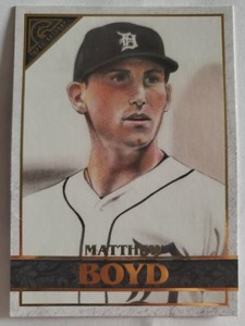 2020 Topps Gallery #5 Matthew Boyd Detroit Tigers 