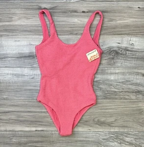 Free People The Backless One Piece Swimsuit Crimp Pink Womens Size XS Brand New - Picture 1 of 10