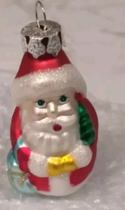 Weihnachtsmann Ornament aus mundgeblasenem Glas - Bild 1 von 7