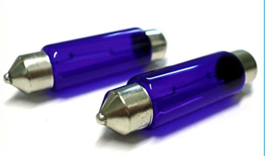 Lampada Siluro T11 C5W Luci Targa Fiat 500 36mm 12V5W Xenon Bianco No Errore PV - Immagine 1 di 1