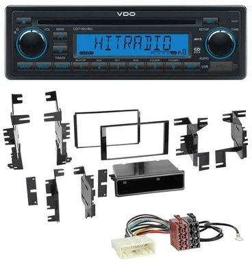 VDO AUX MP3 1DIN CD USB Autoradio für Nissan Quest Rogue ab 11 Titan ab 13 - Bild 1 von 4
