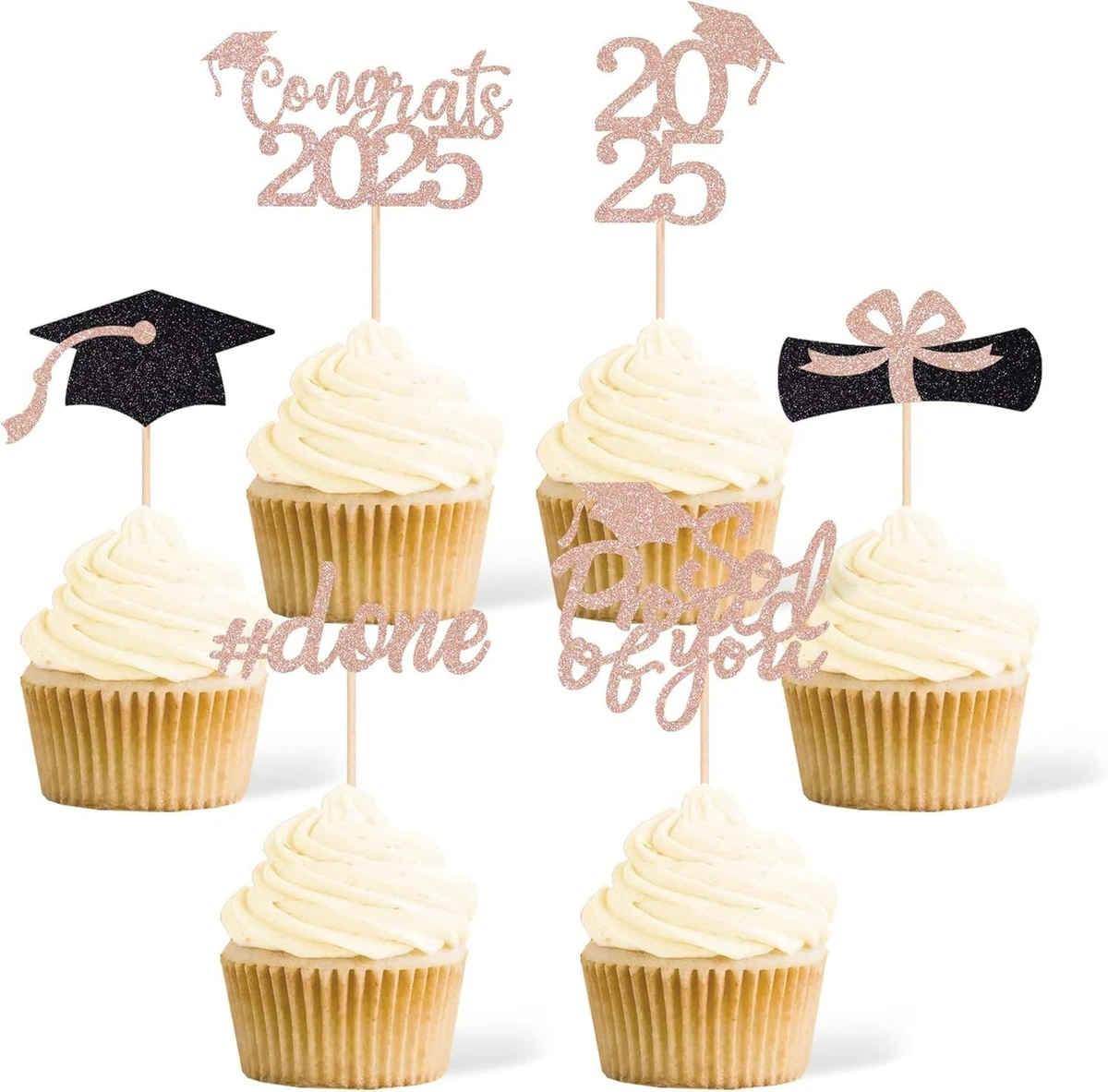 Arthsdite Lot De 24 Décorations Pour Cupcakes De Remise De