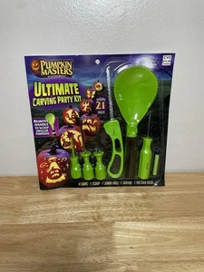 NEU Pumpkin Masters - Halloween - Ultimatives Schnitzpartyset 21-teilig mit 14 Mustern! - Bild 1 von 12