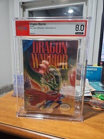 Dragon Warrior 2HP NES Sealed Graded PSA 8.0 B+
