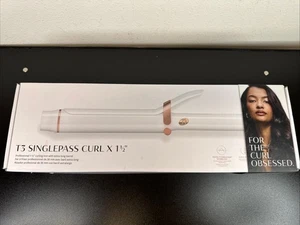T3 SinglePass Curl X 1.5" Extra-Long Barrel Curling Iron with 9 Heat Settings - Picture 1 of 8