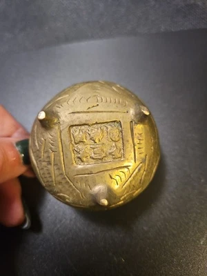 Vintage Chinese Bronze Censer Tripod Incense Perfume Burner Stamped U4 - Image 1 of 4