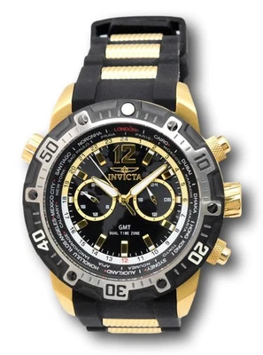 Reloj Invicta Aviator World Time para hombre 50 mm doble hora GMT bisel giratorio 29919 Foto 1 de 4