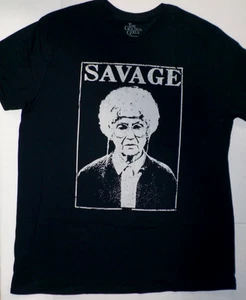 THE GOLDEN GIRLS SOPHIA SAVAGE BLACK Graphic T-Shirt Men’s sz XXL (NWOT***L@@K) - Picture 1 of 13