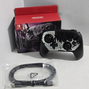 Nintendo Switch Pro Controller Monster Hunter Rise Sunbreak OEM Open Box - Picture 1 of 20